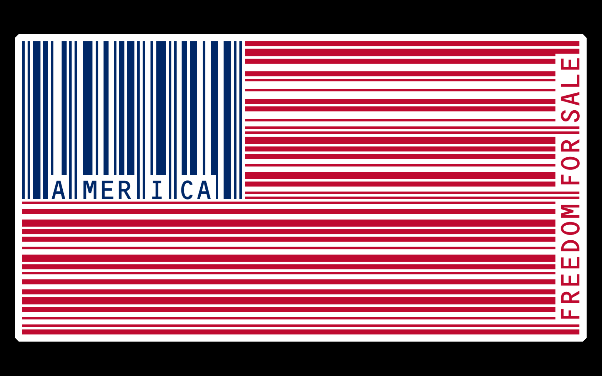 Flag Flags Barcode Usa American World Freedom Walls