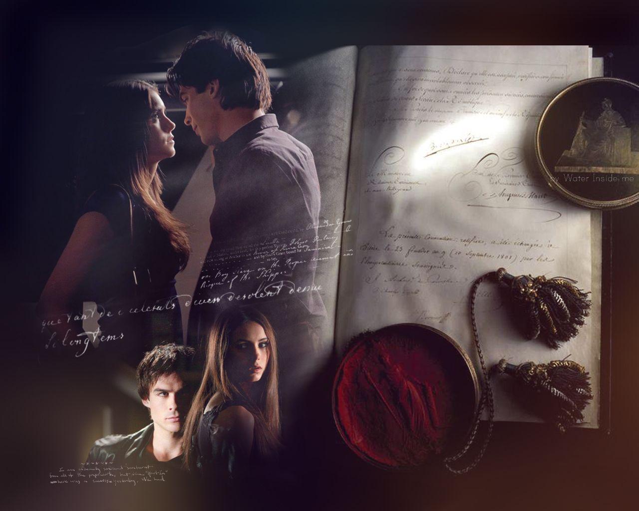 trololo blogg: Wallpaper Damon And Elena