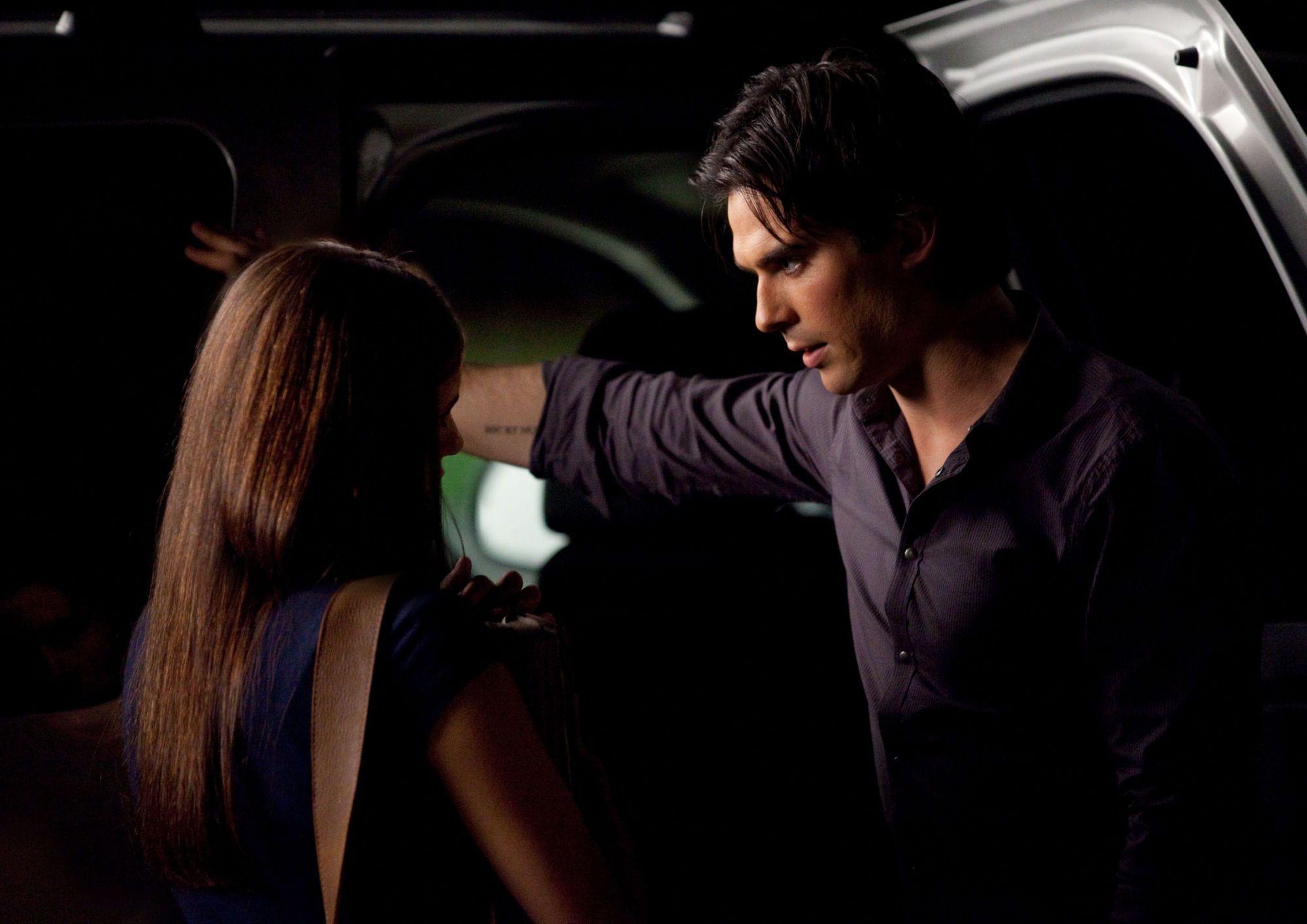 All The Vampire Diaries Couples image damon and elena HD wallpaper