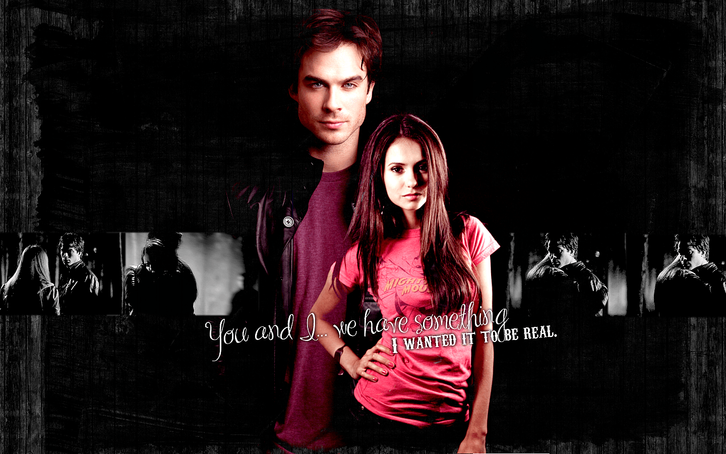 Damon And Elena Season 4 Wallpaper