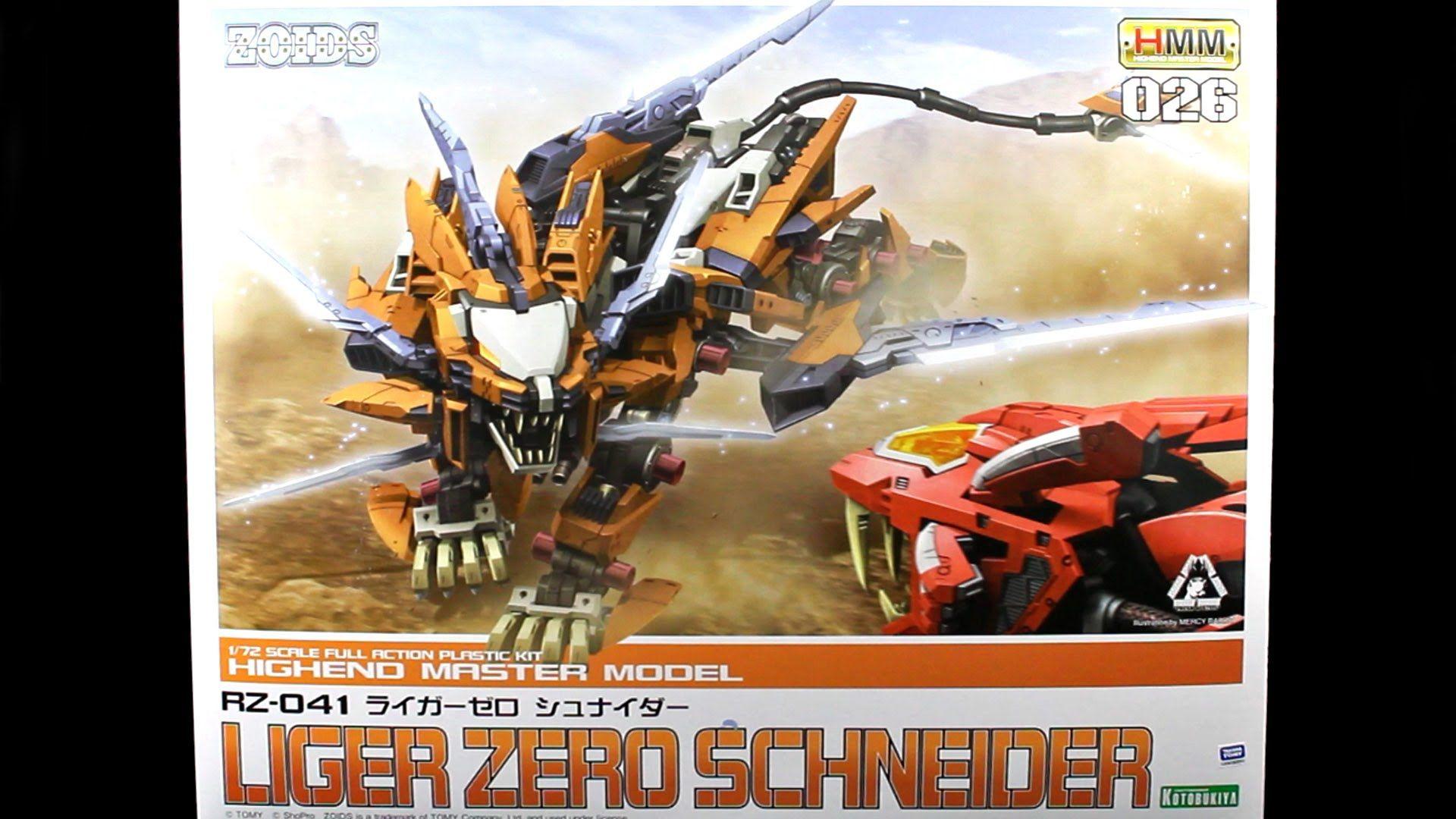 Zoids HMM Liger Zero Schneider UNBOXING