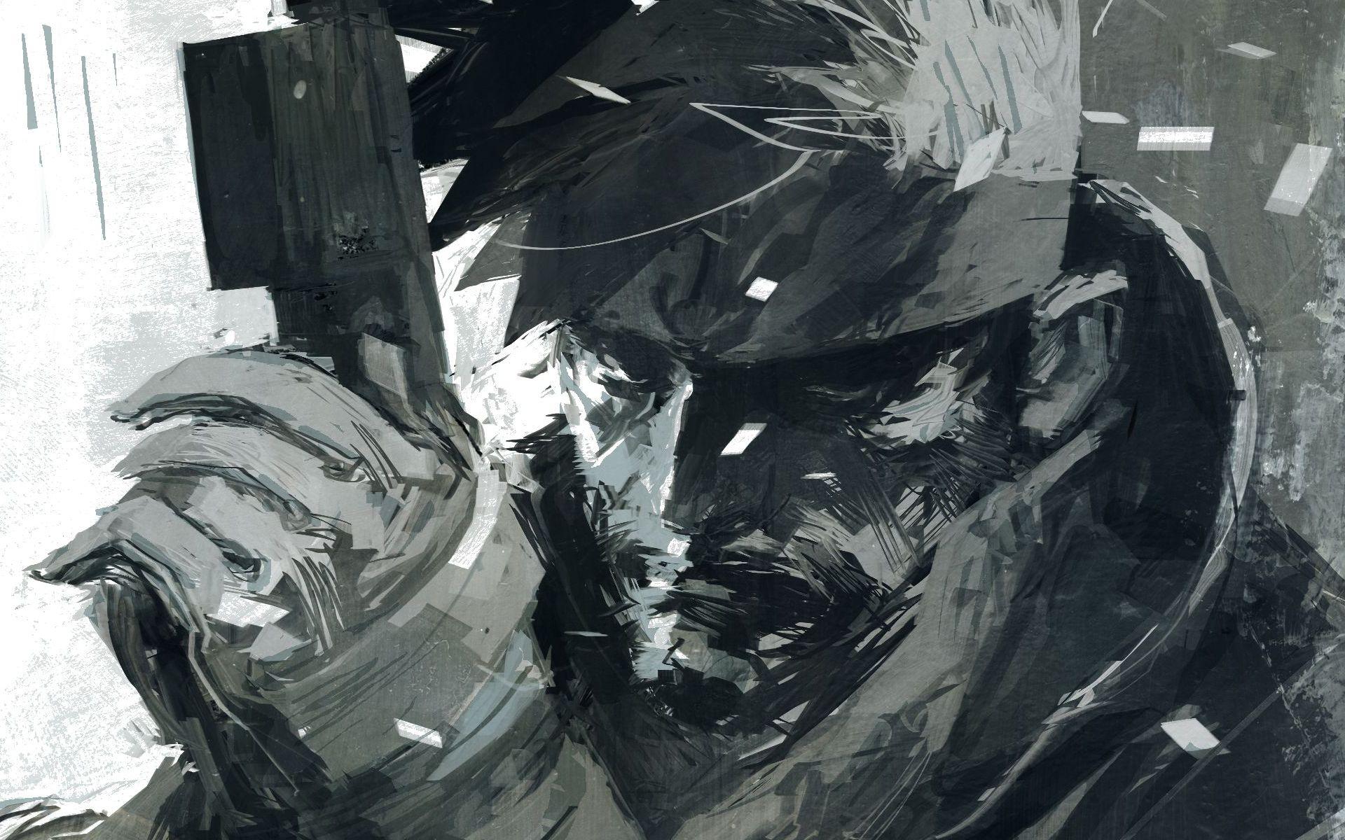 Snake Metal Gear Metal Gear Solid HD wallpaper. art and paintings