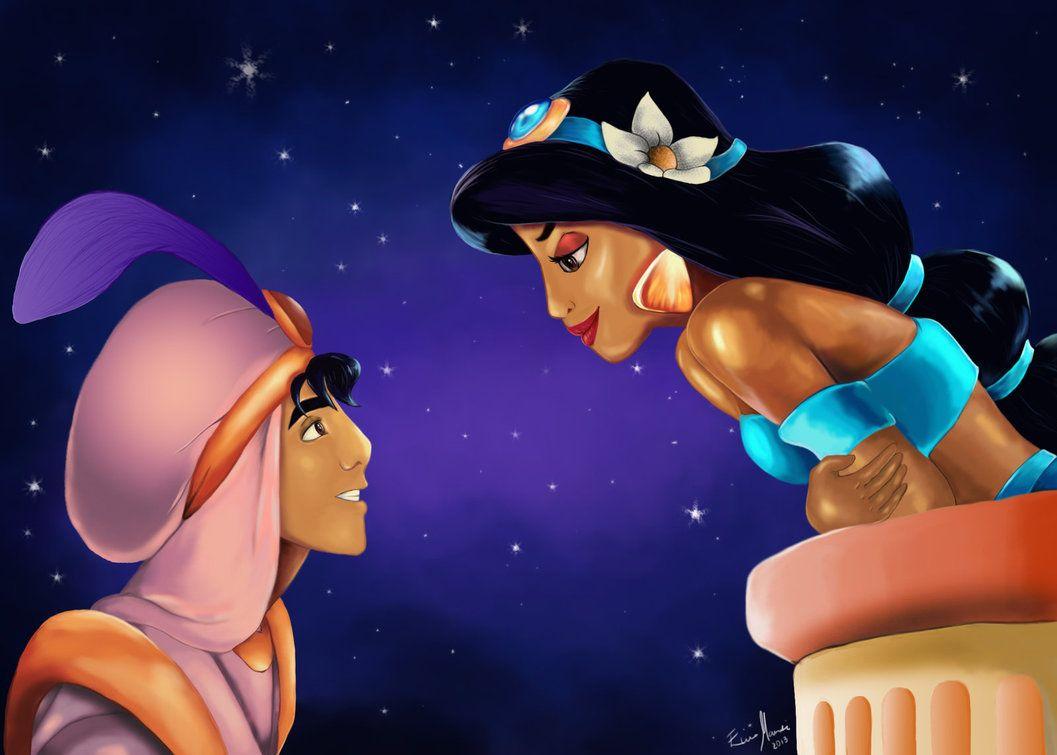 Aladdin and Jasmine Whole New World