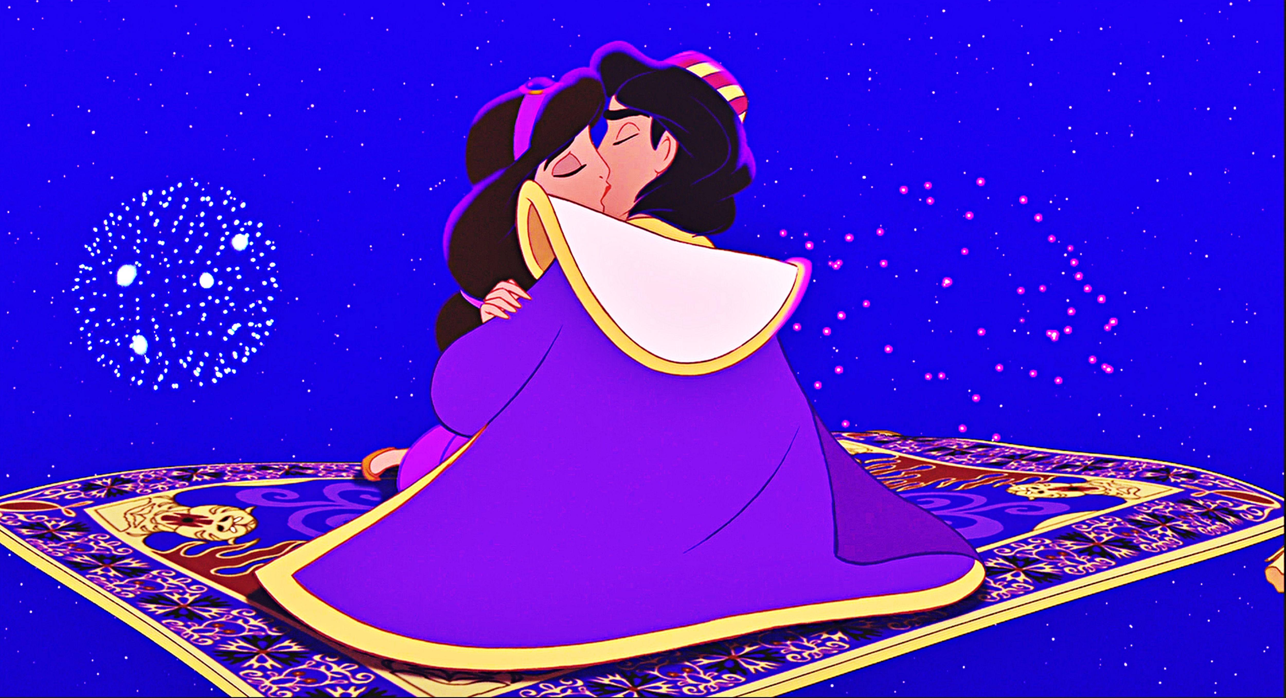 Walt Disney Screencaps Carpet Princess Jasmine and Aladdin