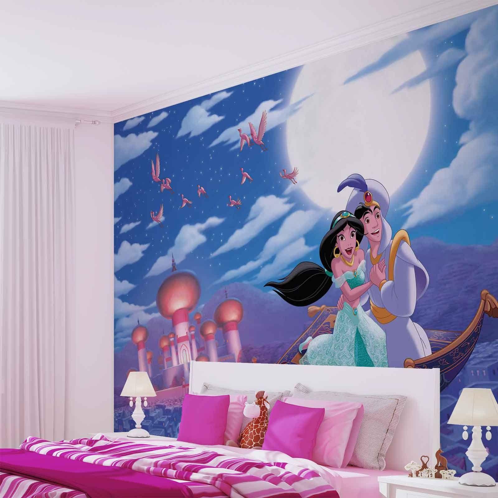 Disney Princesses Jasmine Aladdin Photo Wallpaper Mural 2449WM
