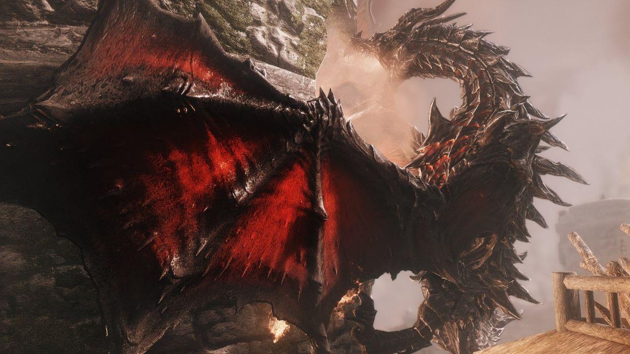 GAMES red dragon wallpaperx1080