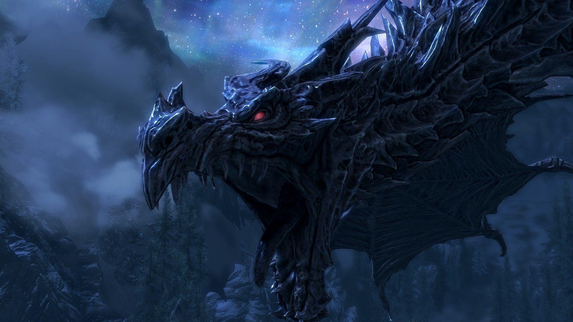 Video Game The Elder Scrolls V: Skyrim Skyrim Dragon Wallpaper