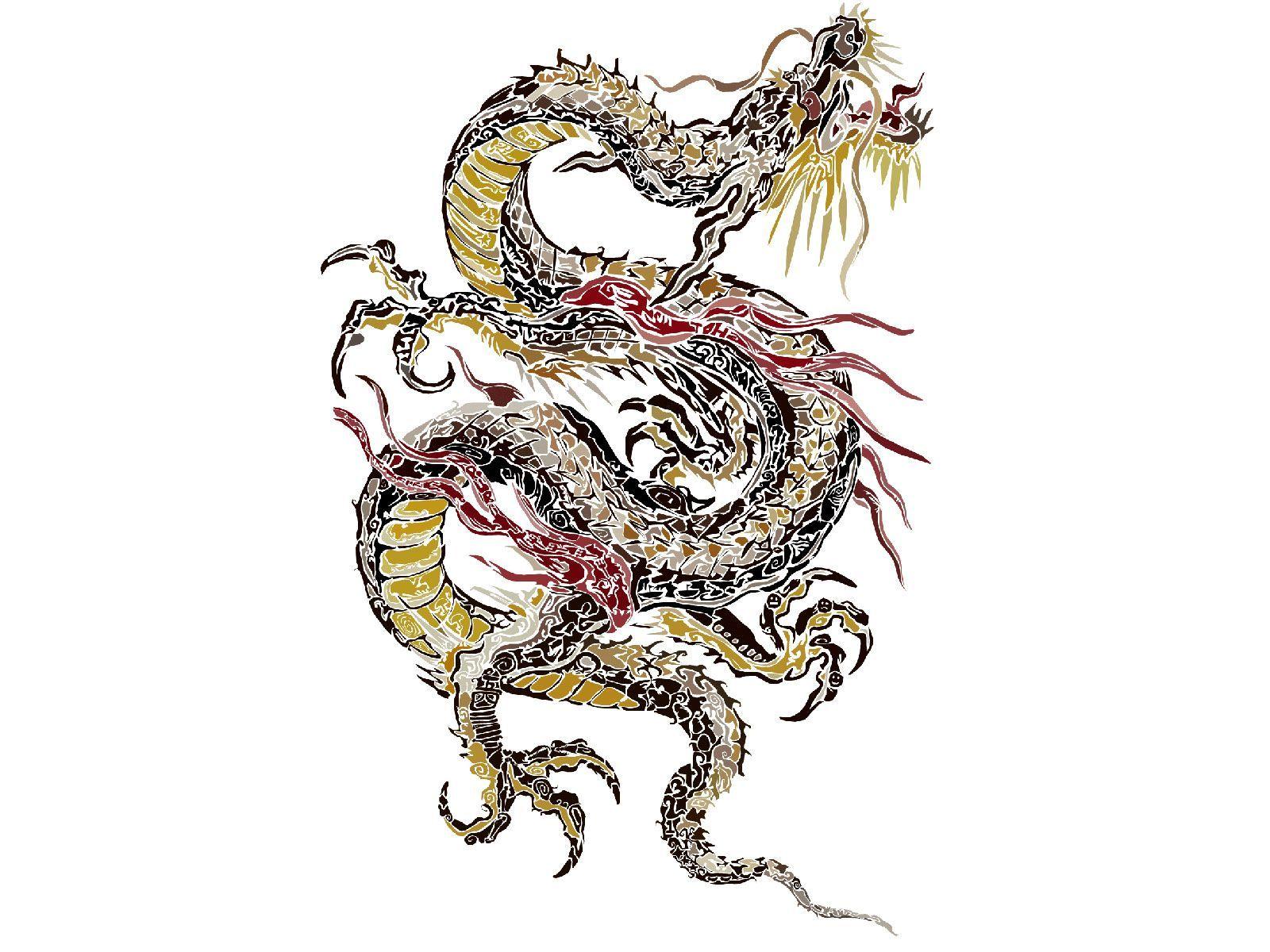 japanese_dragon_in_colors_ (1600×1200). Tribal Dragons
