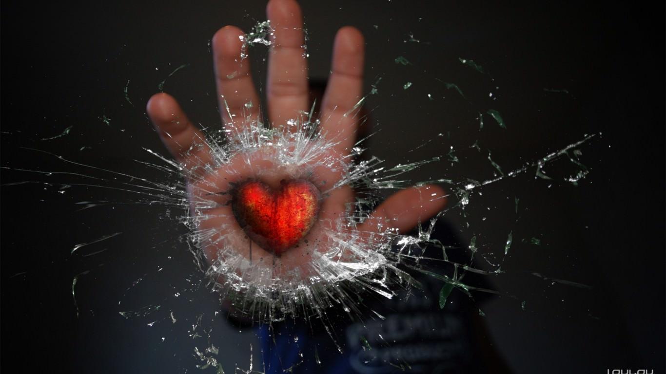 Hd Love Heart Broken Wallpaper