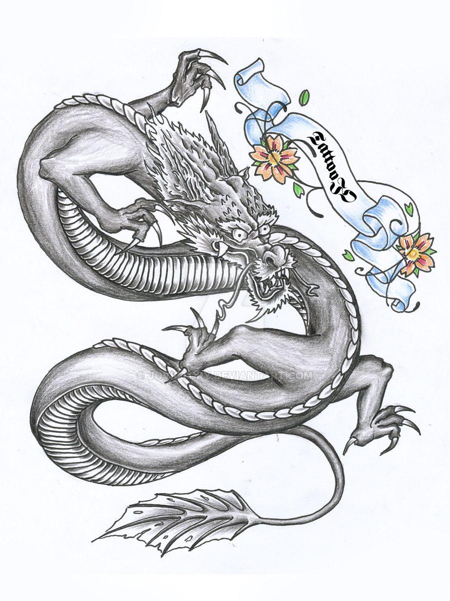 scroll and dragon tattoo prac