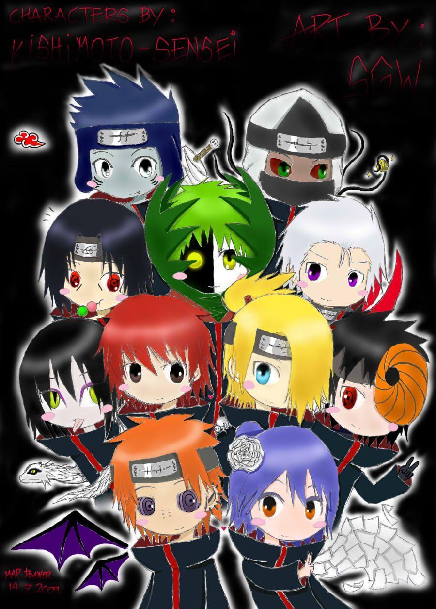 sasuke uchiha akatsuki chibi