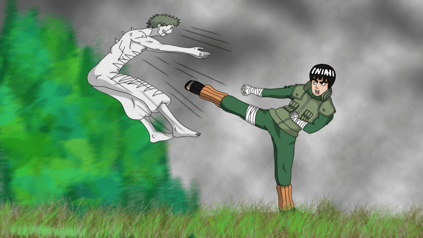 Rock Lee vs Zetsu