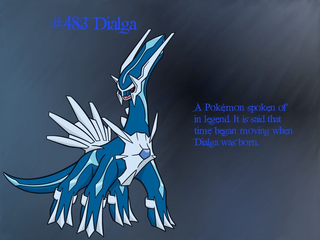 Dialga GIMP Wallpaper By Queen Articuno