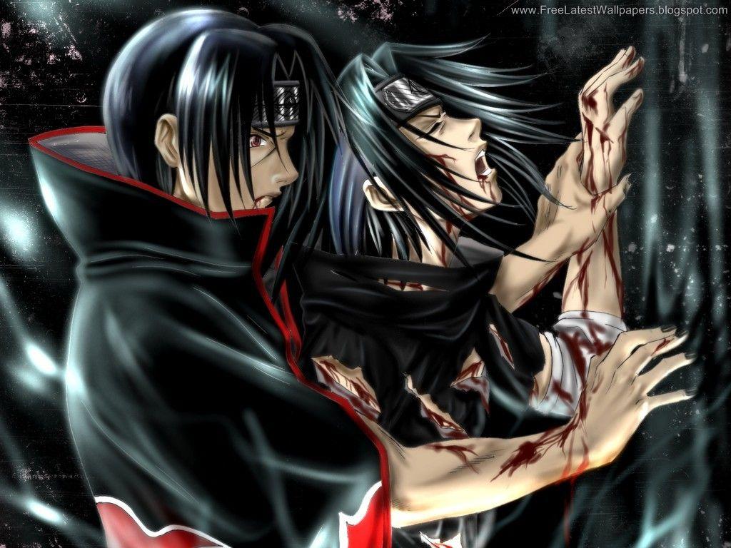 Sasuke And Itachi, Uchiha Brothers. naruto black wallpaper