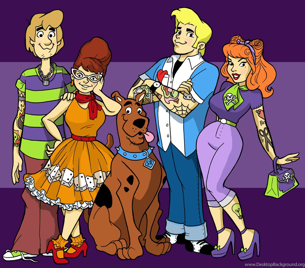 Rockabilly Scooby Doo Cartoon Wallpaper For iPad Mini 3 Cartoons