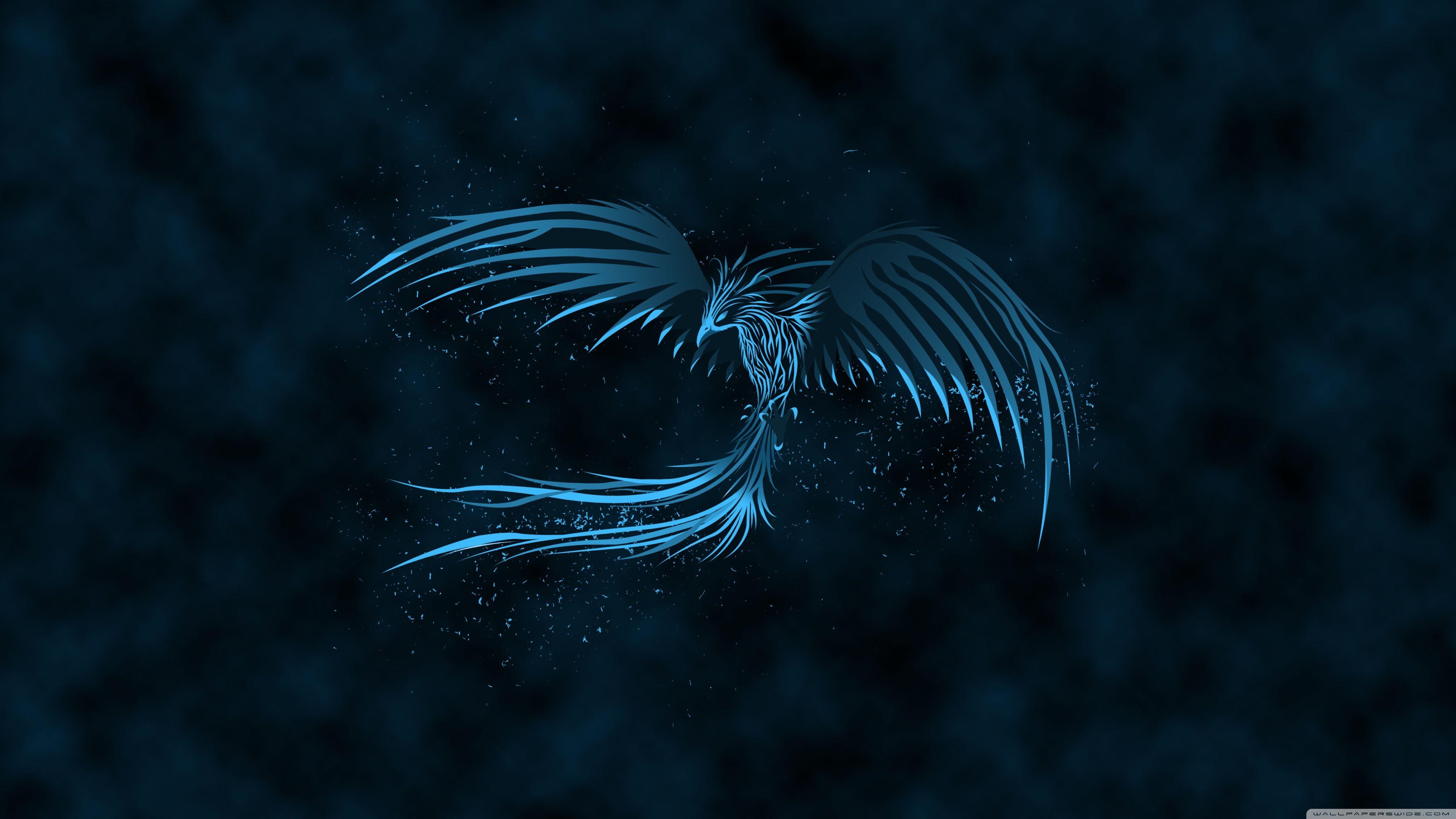 Blue Phoenix ❤ 4K HD Desktop Wallpaper for • Wide & Ultra