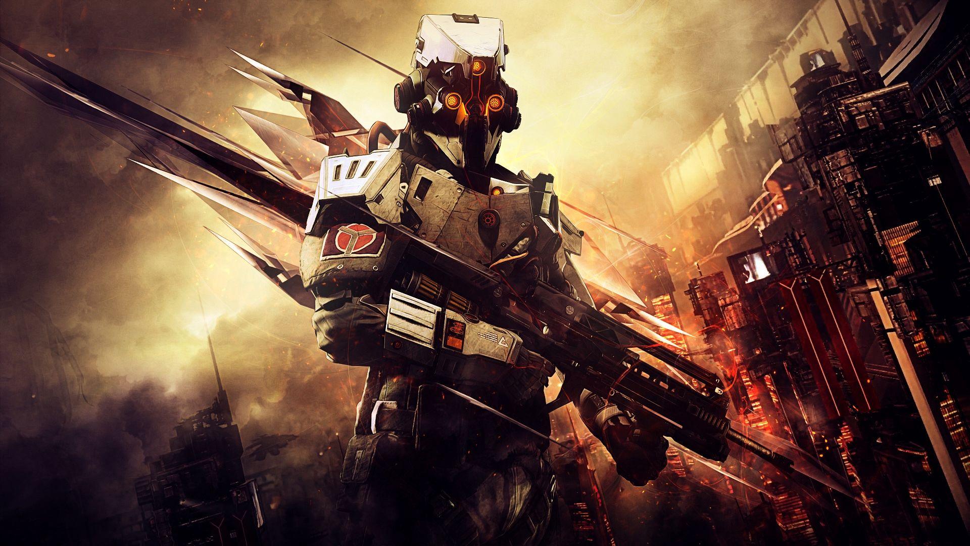 Download wallpapers 1920x1080 killzone shadow fall, helghast.
