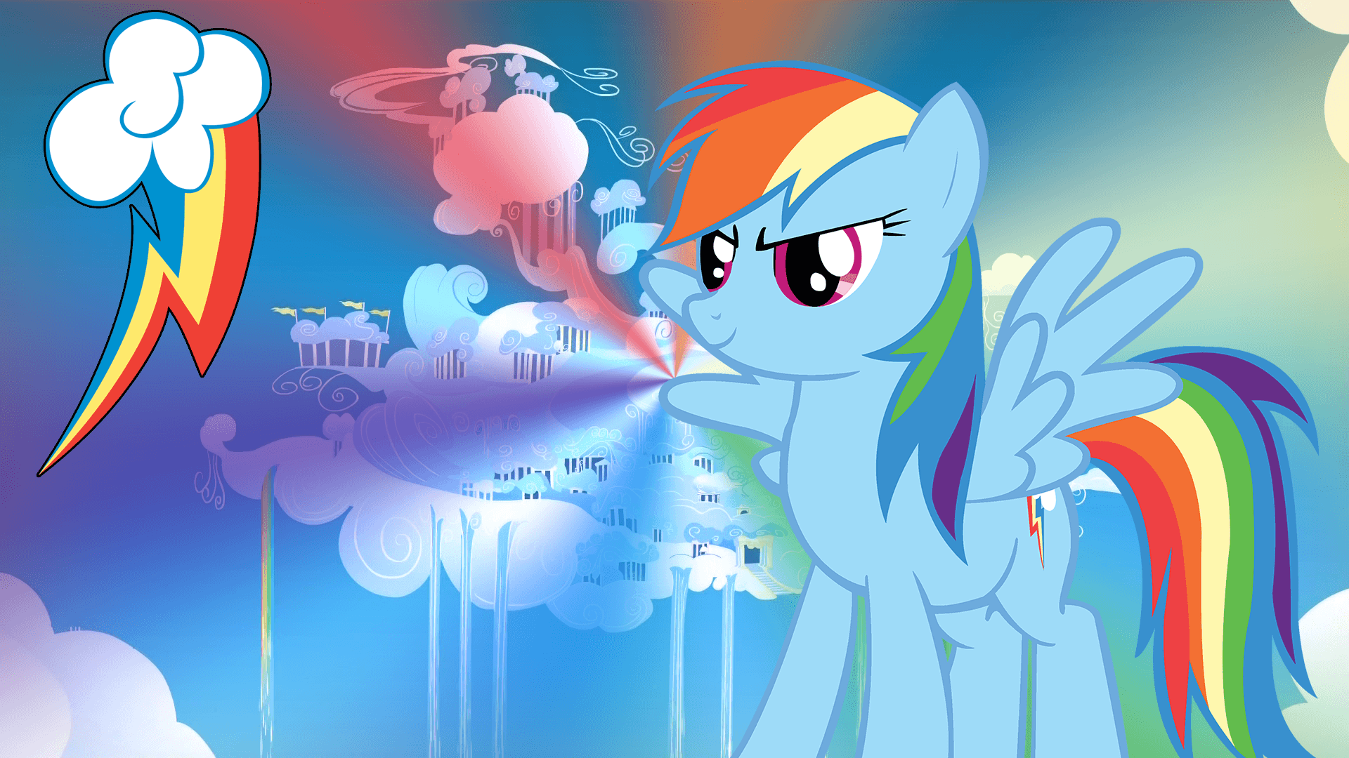 MLP Rainbow Dash Wallpaper. Rainbow Dash Little Pony