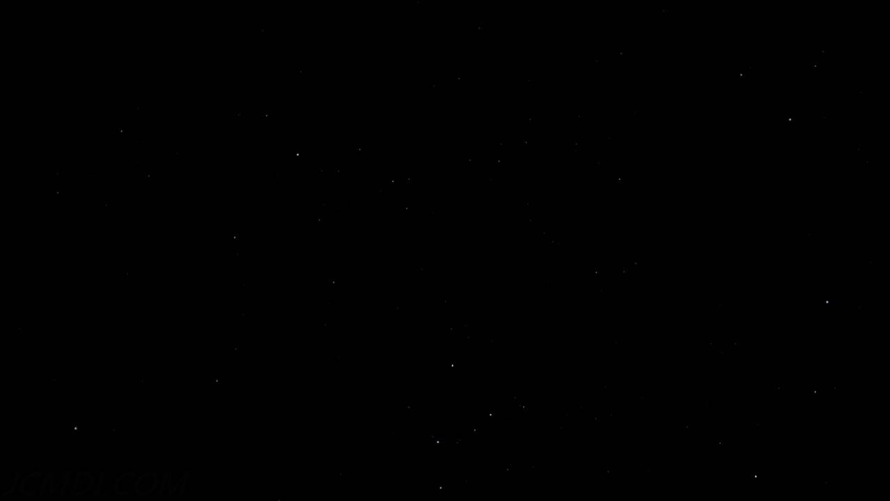 Starfall pan down (dark) starry sky background footage V10240