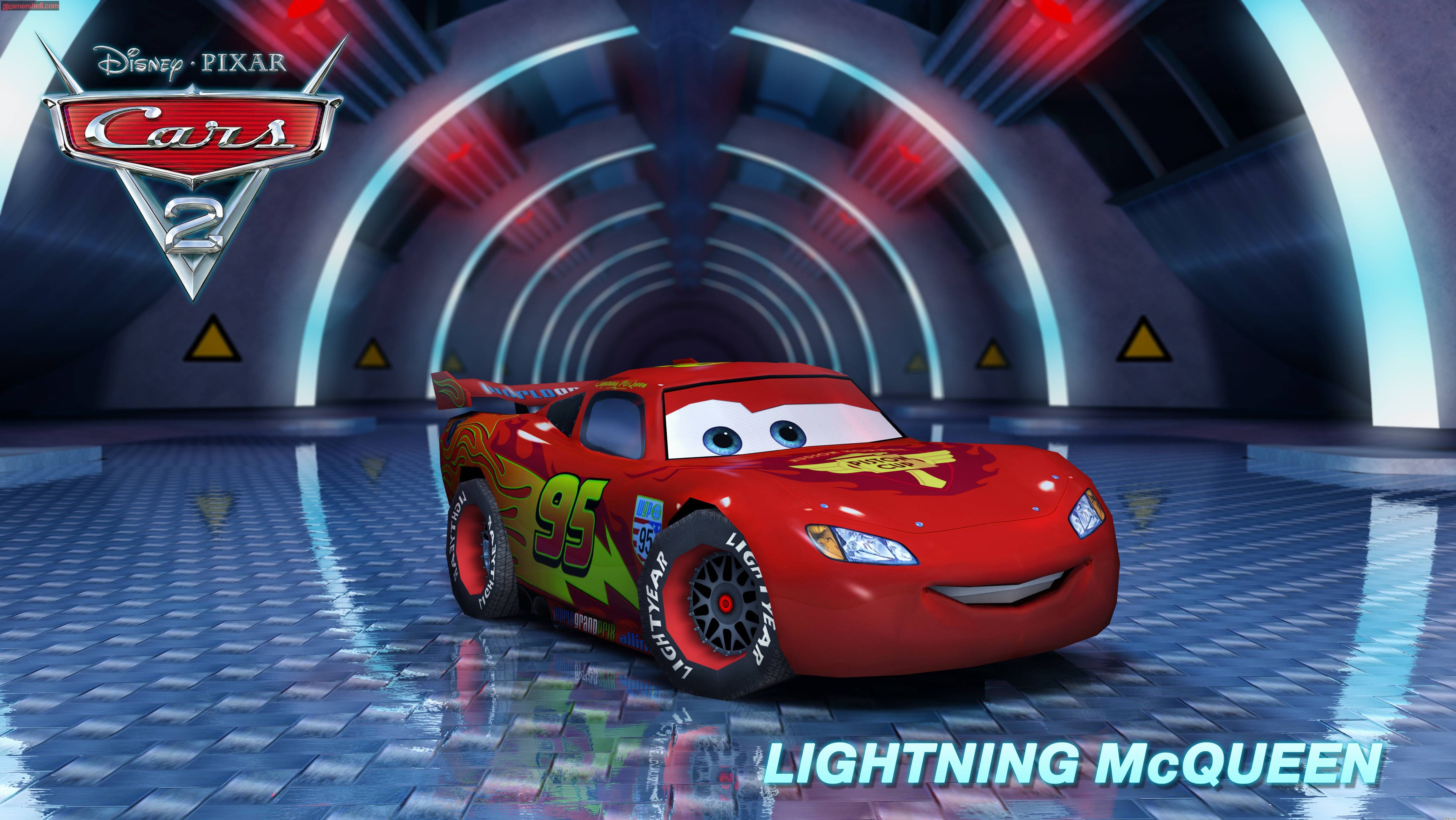 Movies Lightning McQueen in Cars 2 wallpaper Desktop, Phone