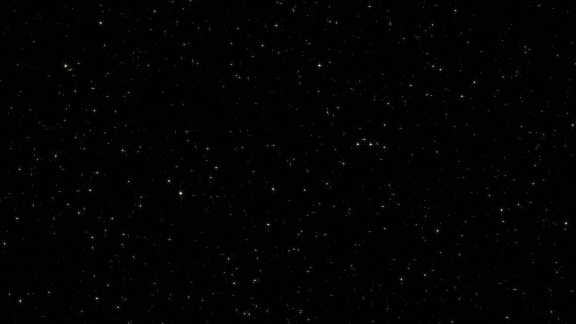 Black Starry Night Sky