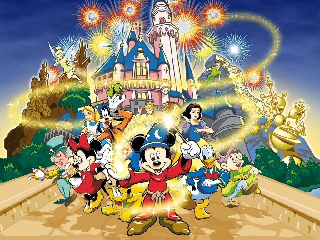 Walt Disney Magical Christmas Wallpaper, Christmas Cartoons