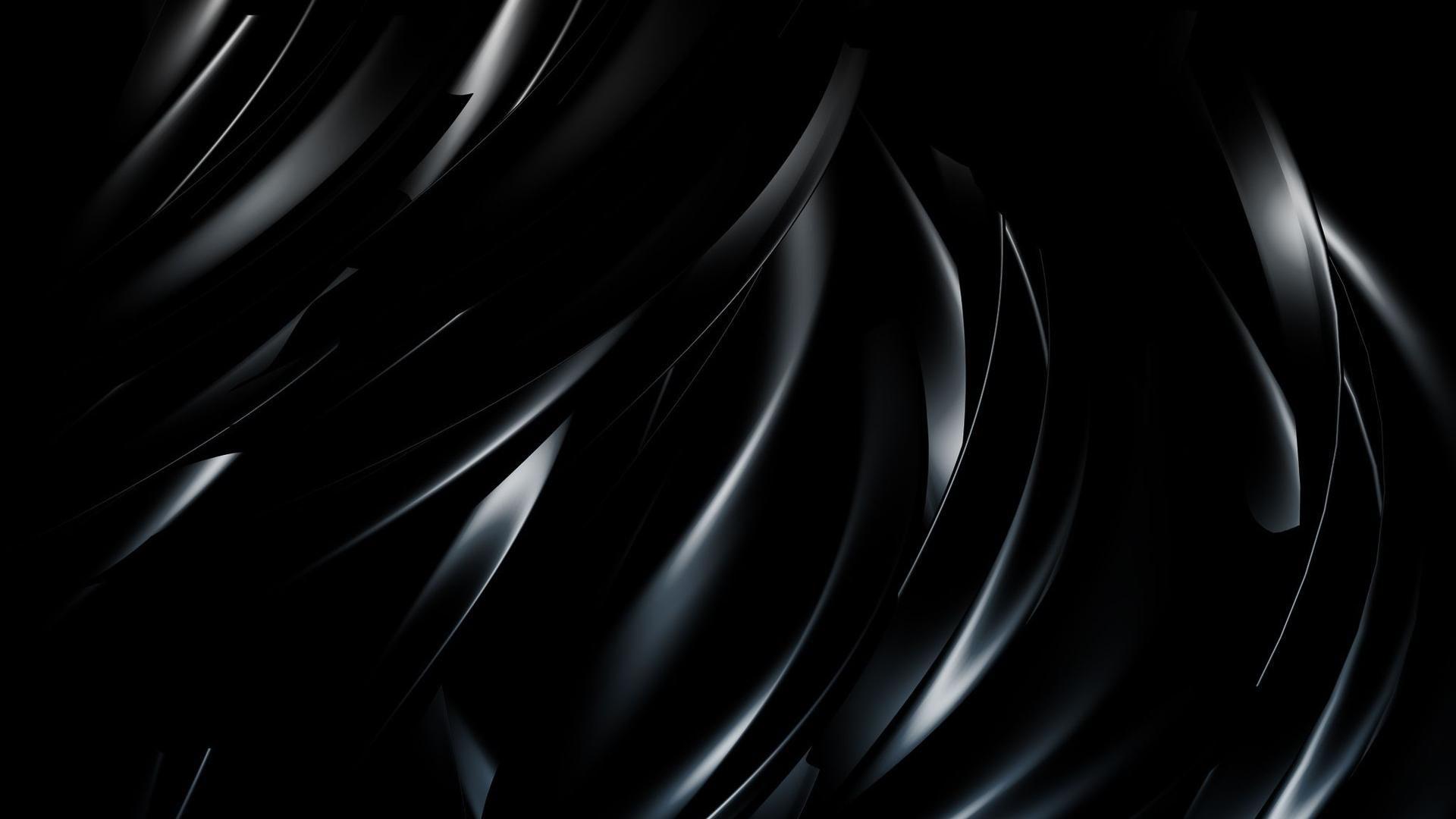 3D abstract black wallpaper