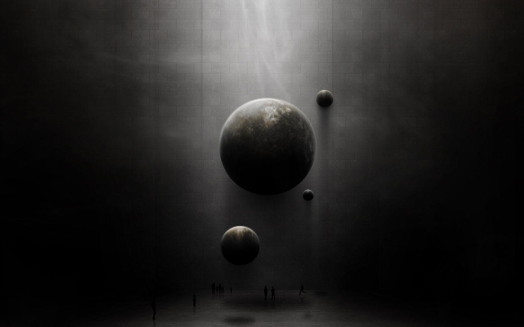 Abstract Dark Planets wallpaper from Dark wallpaper
