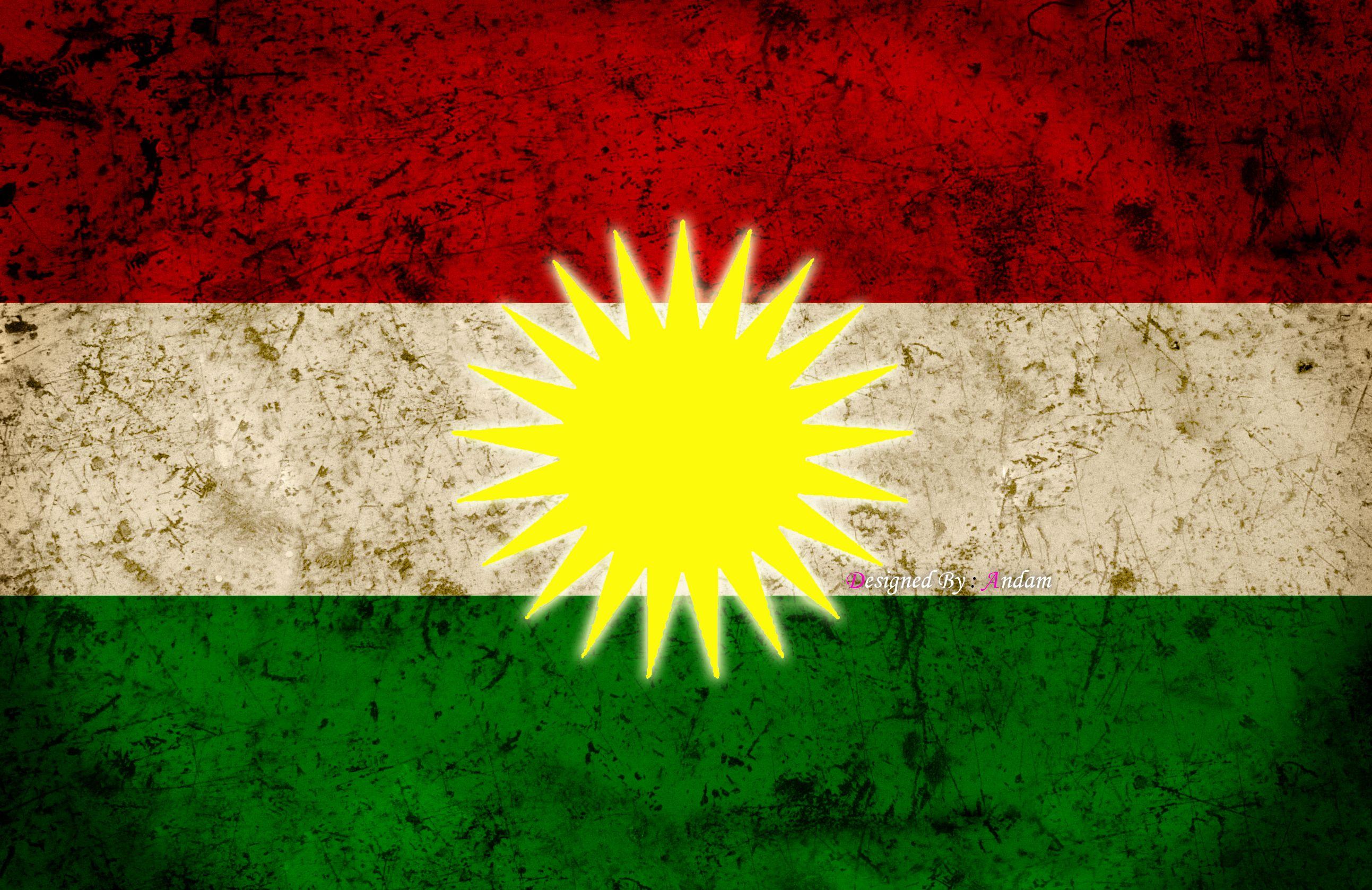Kurdish Flag By AnDaM Designer