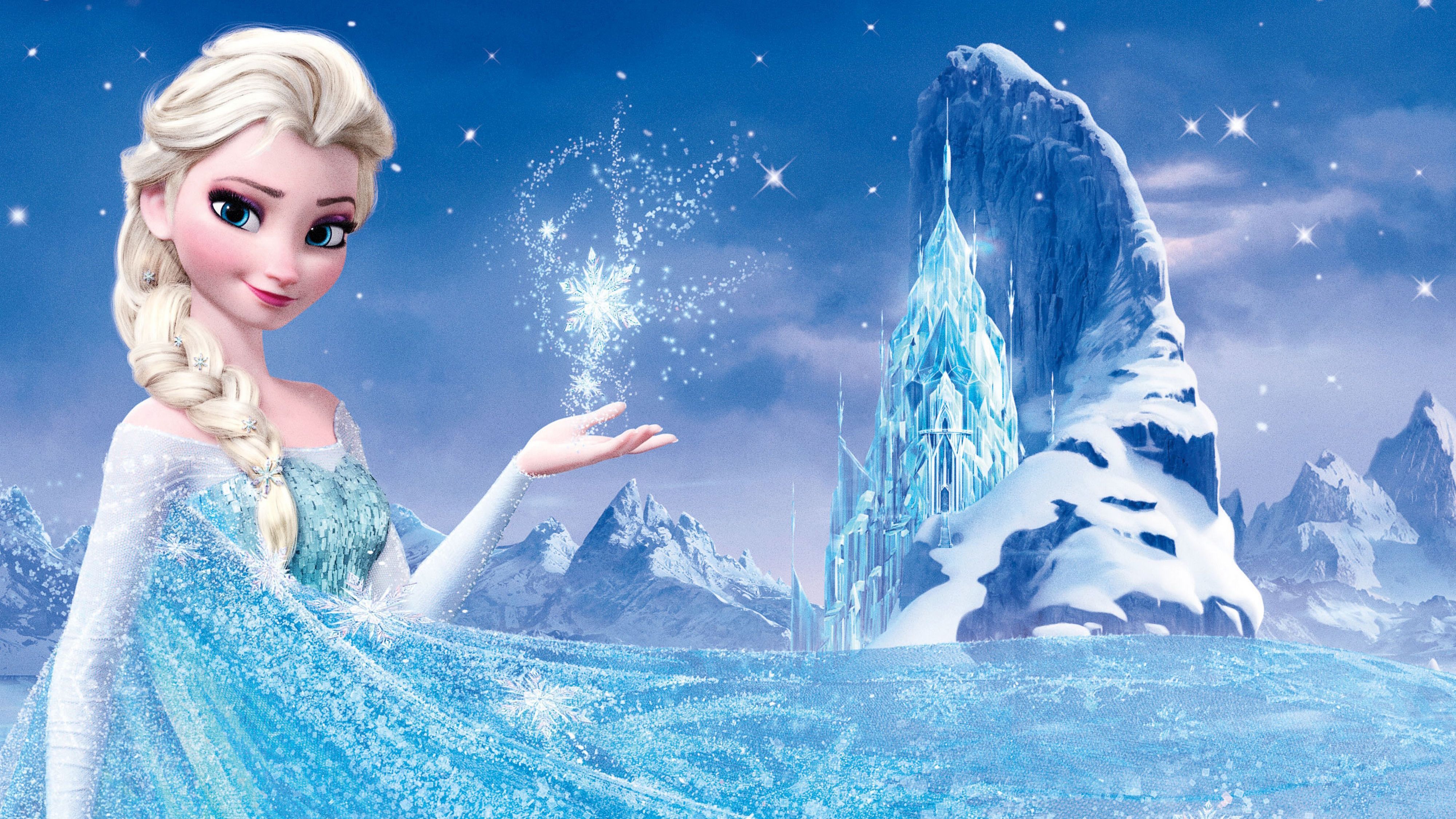 Wallpaper Frozen, Queen Elsa, HD, 4K, Movies