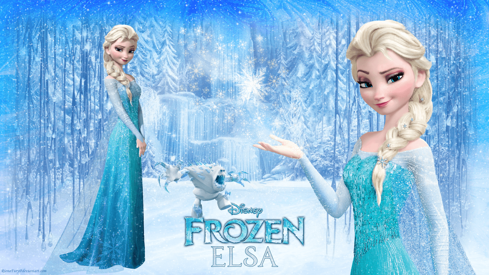Frozen Elsa Free Fall Hd Wallpaper Free Downloaded