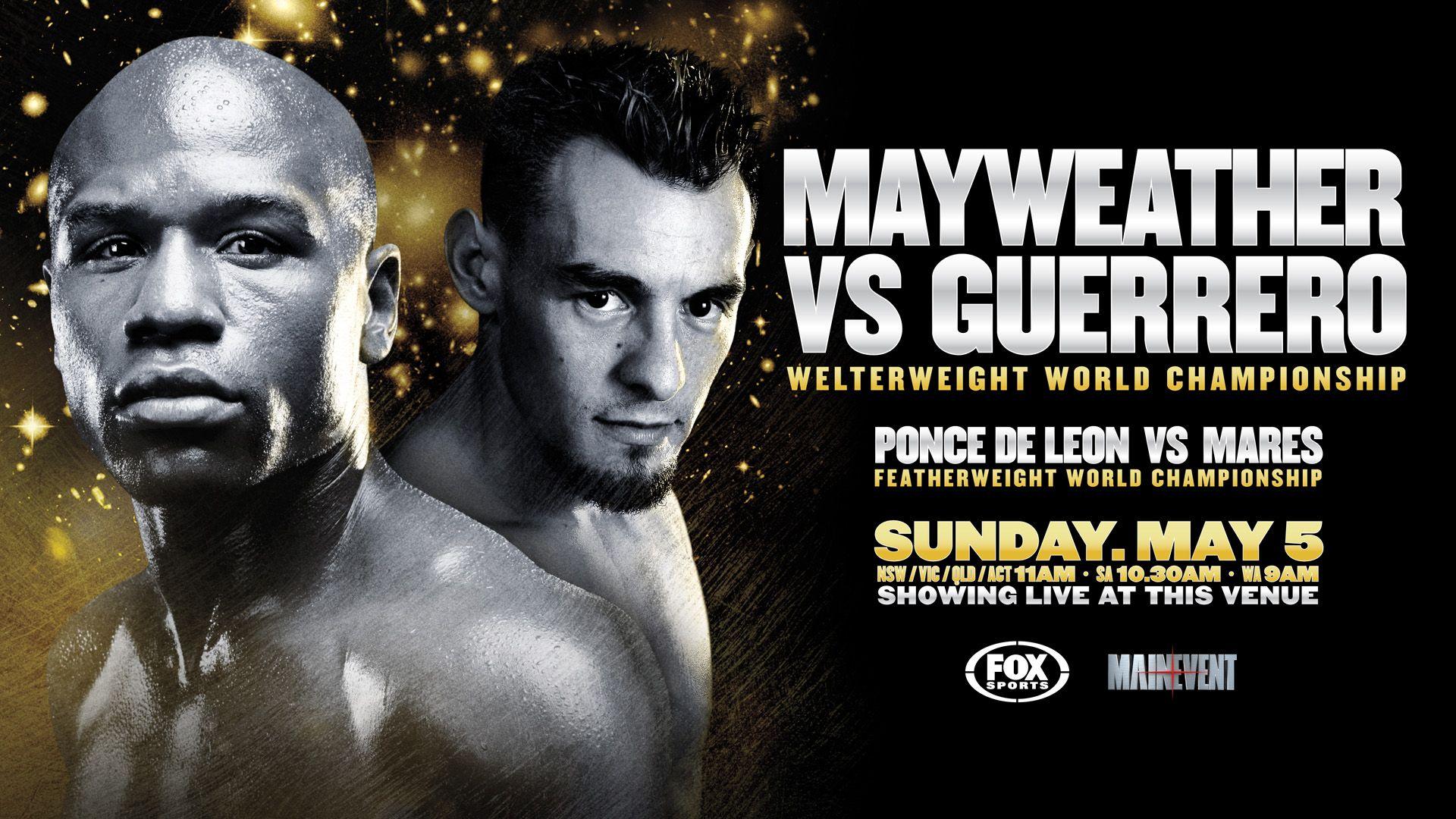 Live Stream Mayweather vs Guerrero Weigh In: Watch the Welterweights