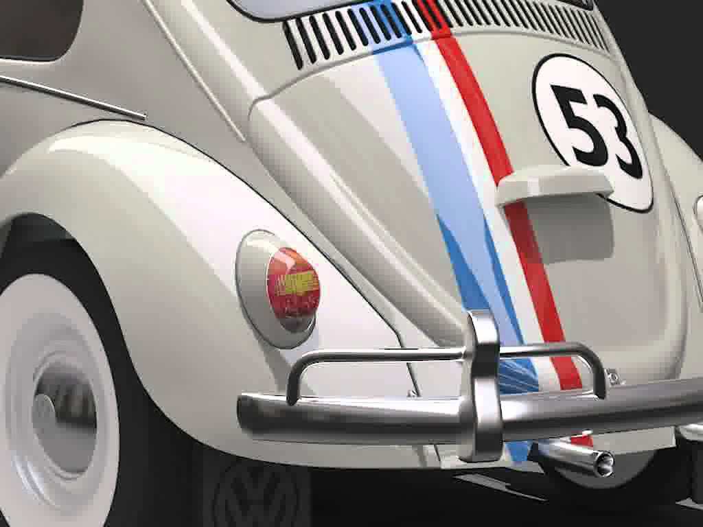 3D Model of Herbie Fully Loaded