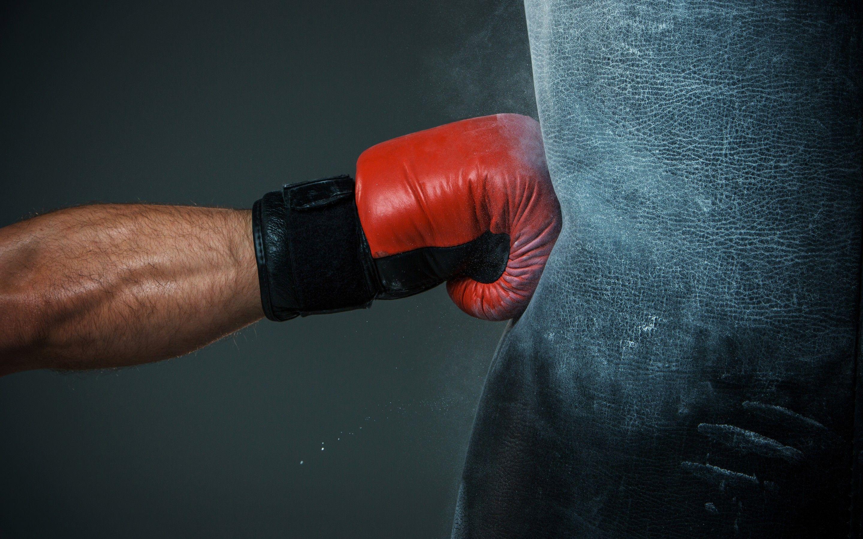 Boxing Glove hit wallpaper