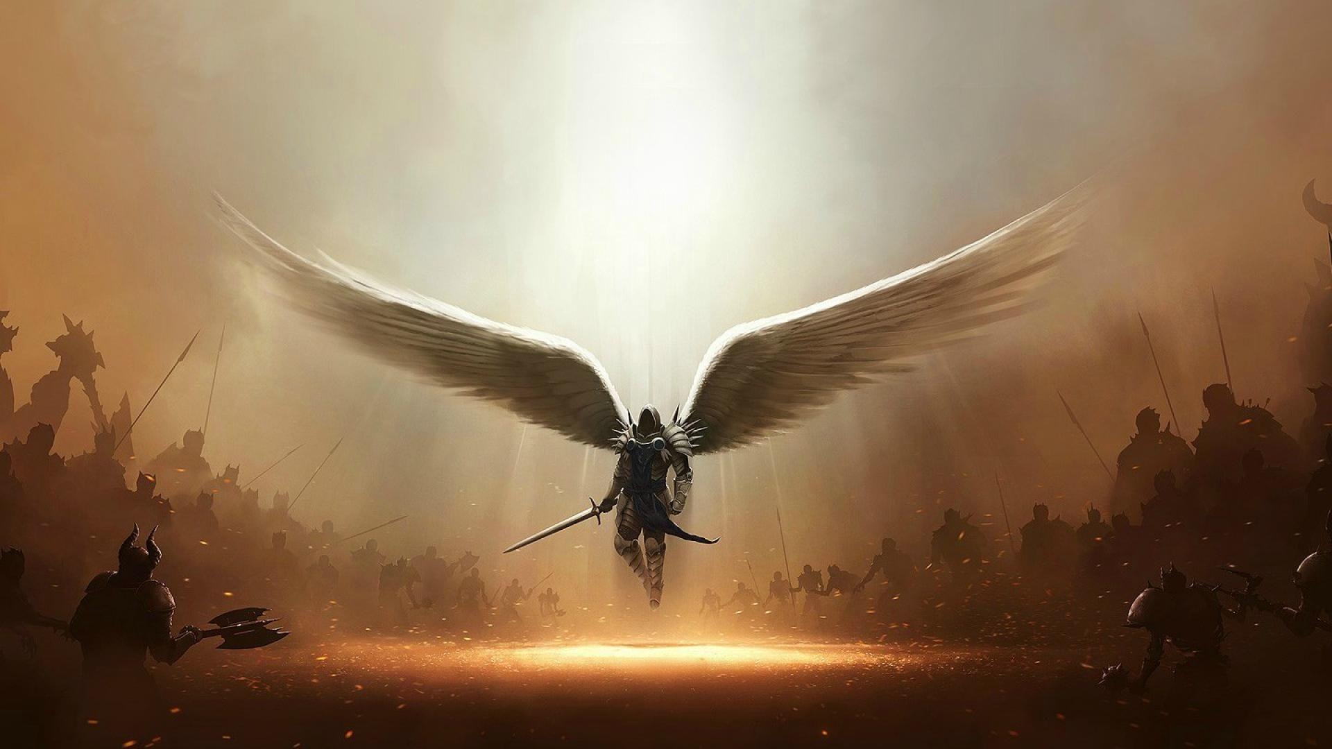 Diablo iii tyrael archangel wallpaper