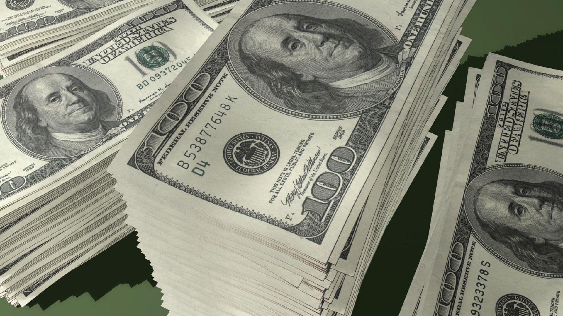 Download Wallpaper 1920x1080 money, pack, stack, dollars Full HD