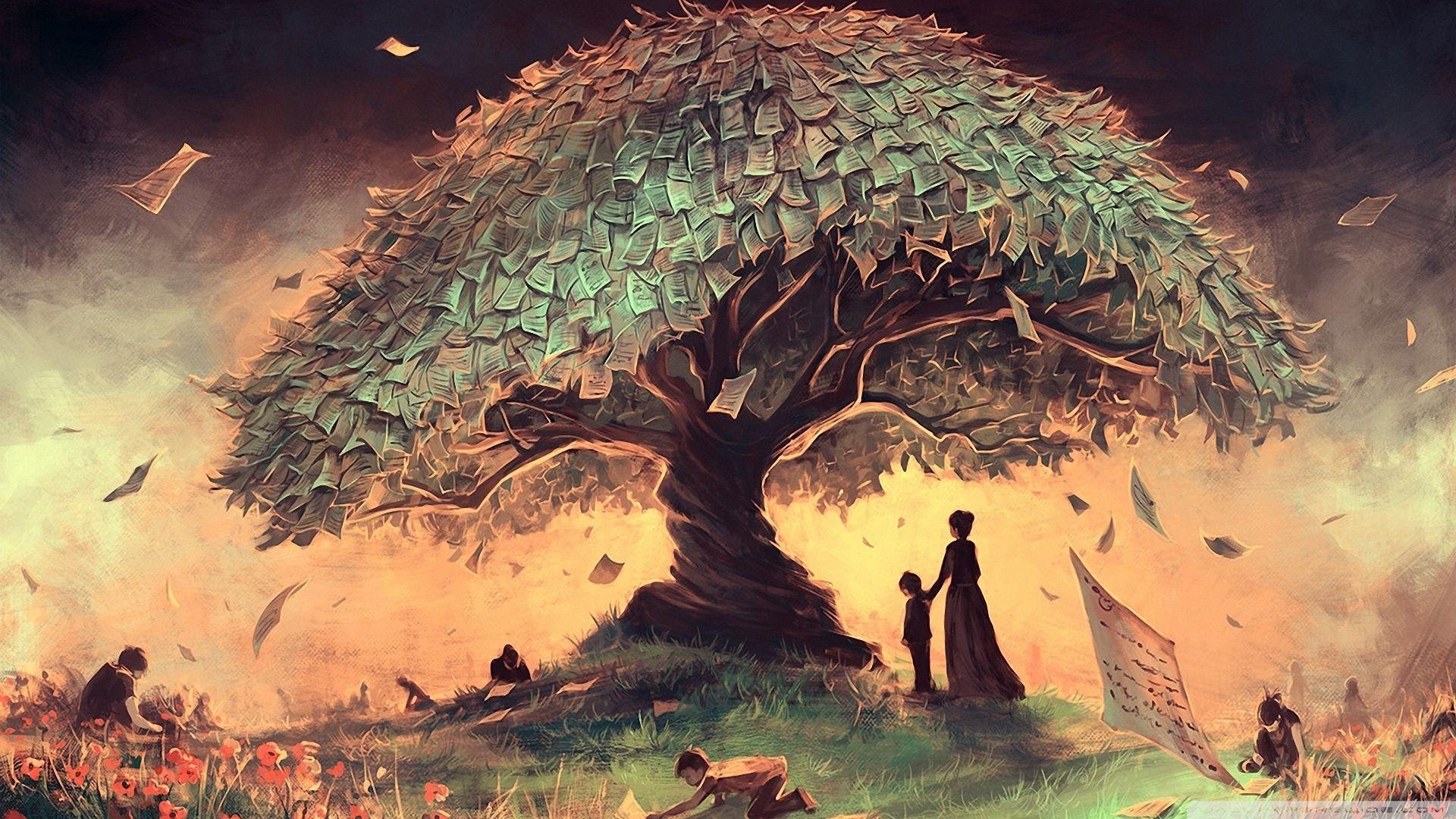 Wishes Tree ❤ 4K HD Desktop Wallpaper for 4K Ultra HD TV • Wide