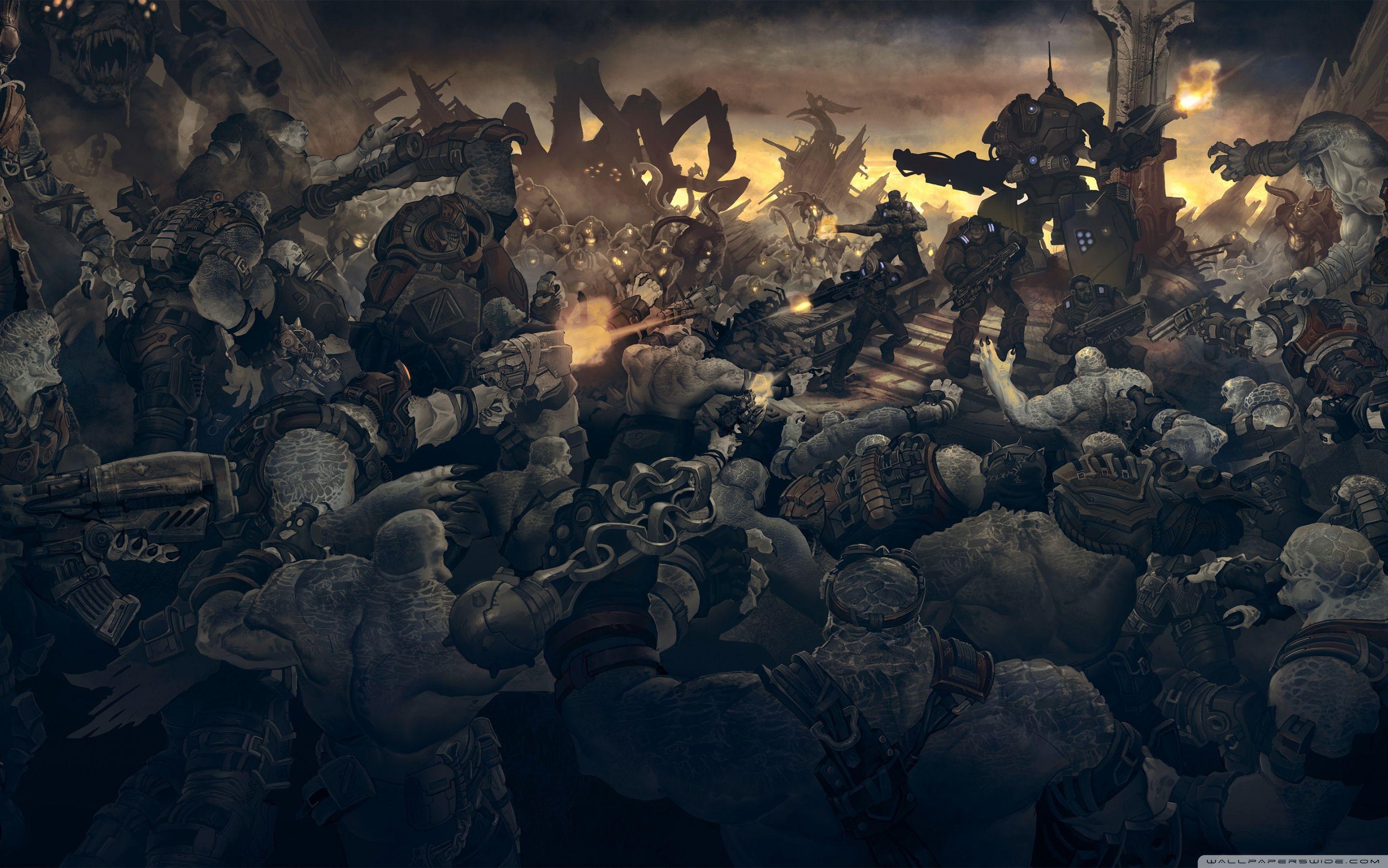 Gears Of War Soldiers Monsters ❤ 4K HD Desktop Wallpaper for 4K
