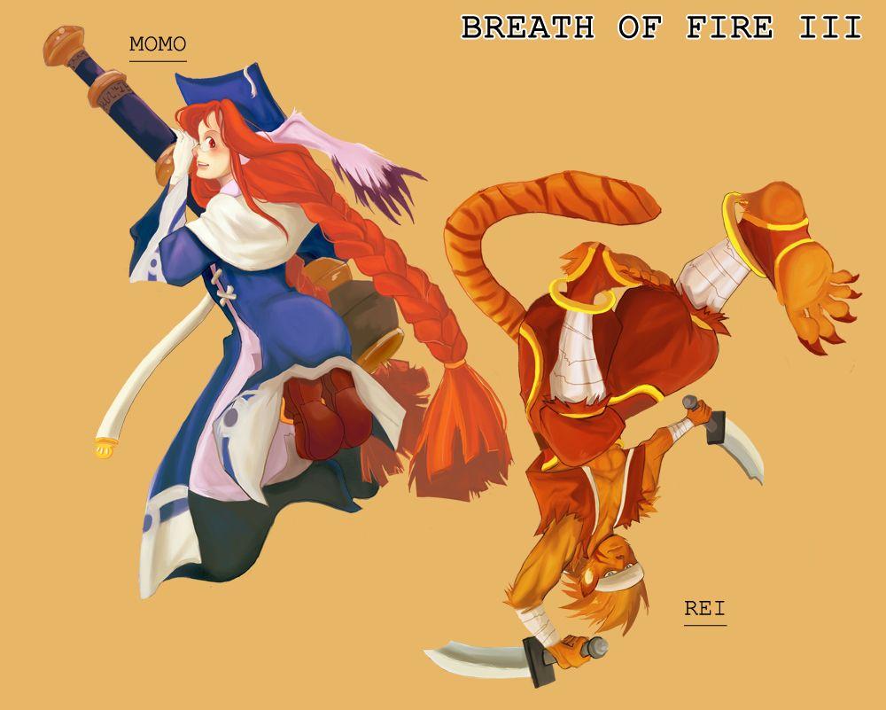 Фаер 3. Momo Breath of Fire. Breath of Fire 3. Breath of Fire 3 Rey. Breath_of_Fire_3_ripsx.