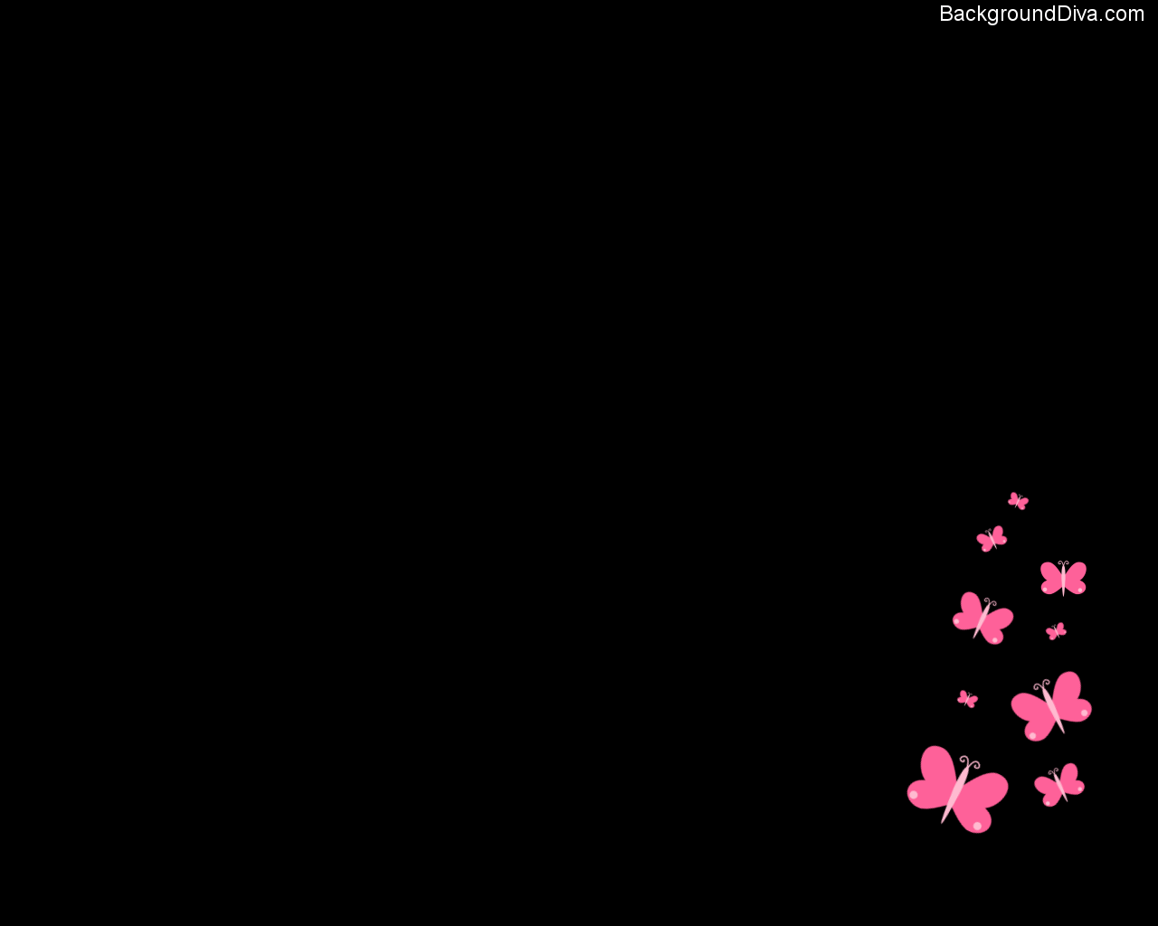 Black and Pink Butterfly Wallpaper. WALLPAPERS 16:):)