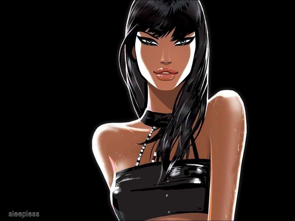 Hed Kandi cartoony art. ♥ Beautiful Women Art