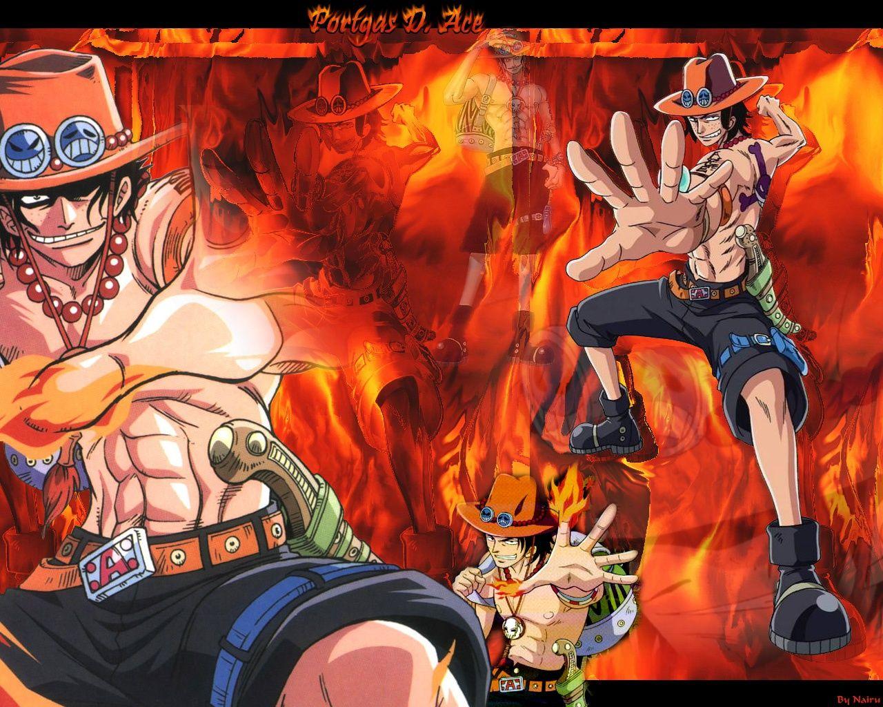 Wallpaper: Japanese Anime Series One Piece (Ace)