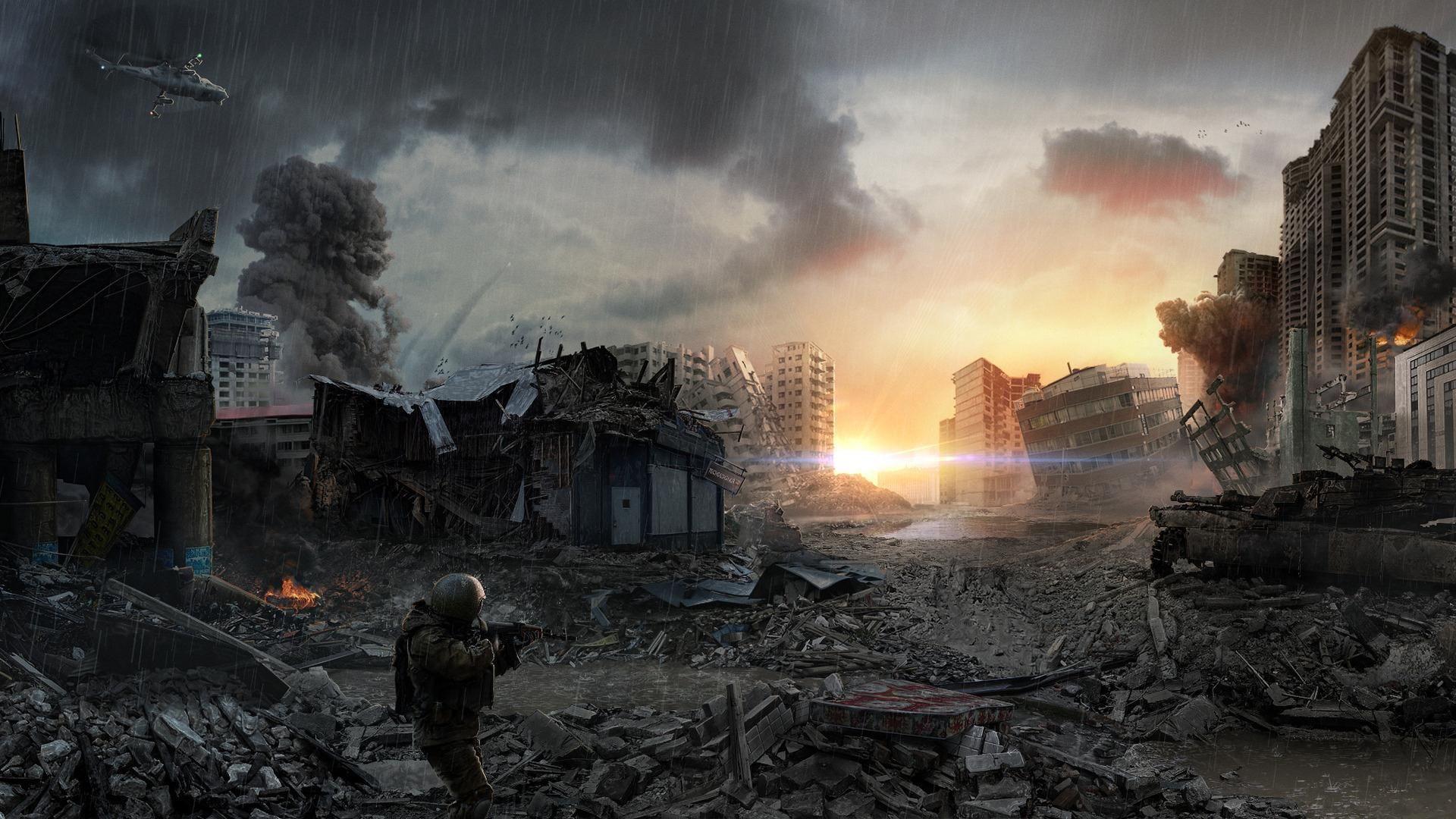Apocalyptic Background. Image Wallpaper