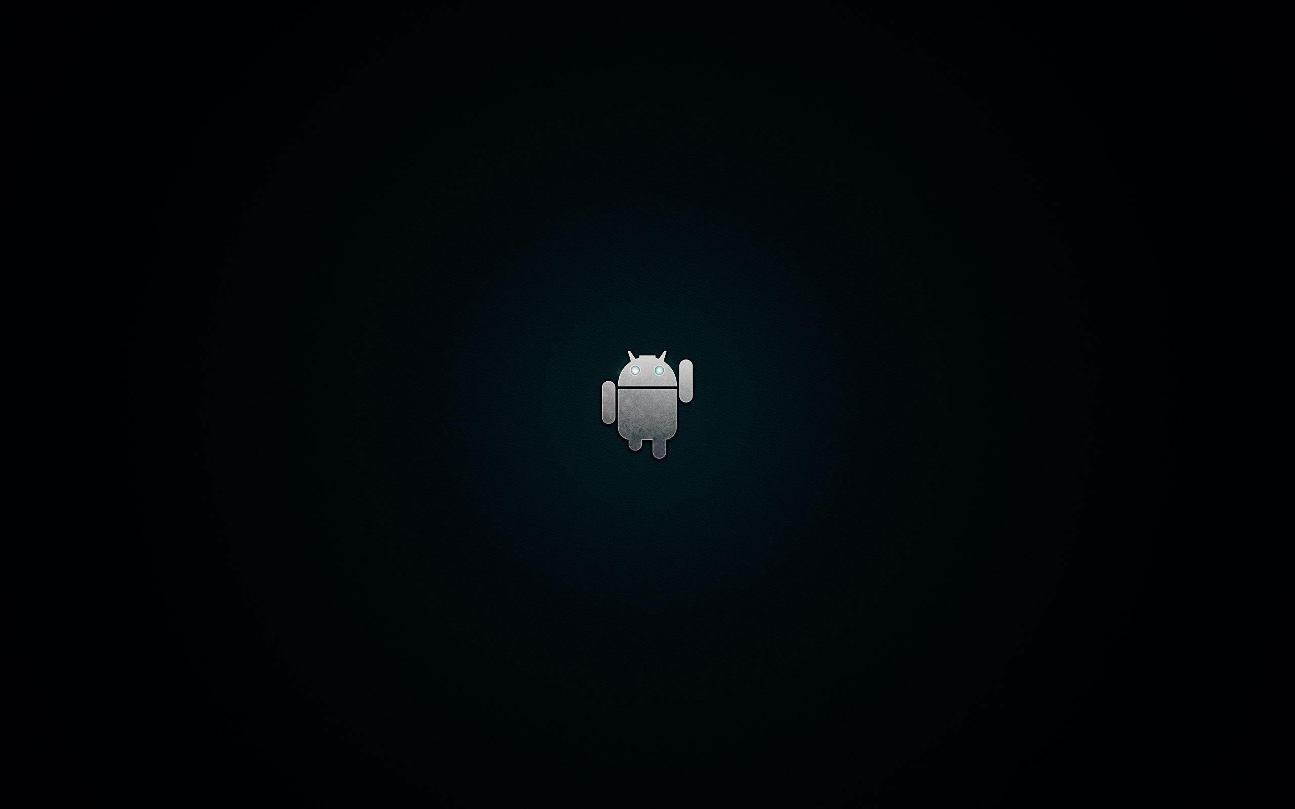 android logo black and white wallpaper. Android. White