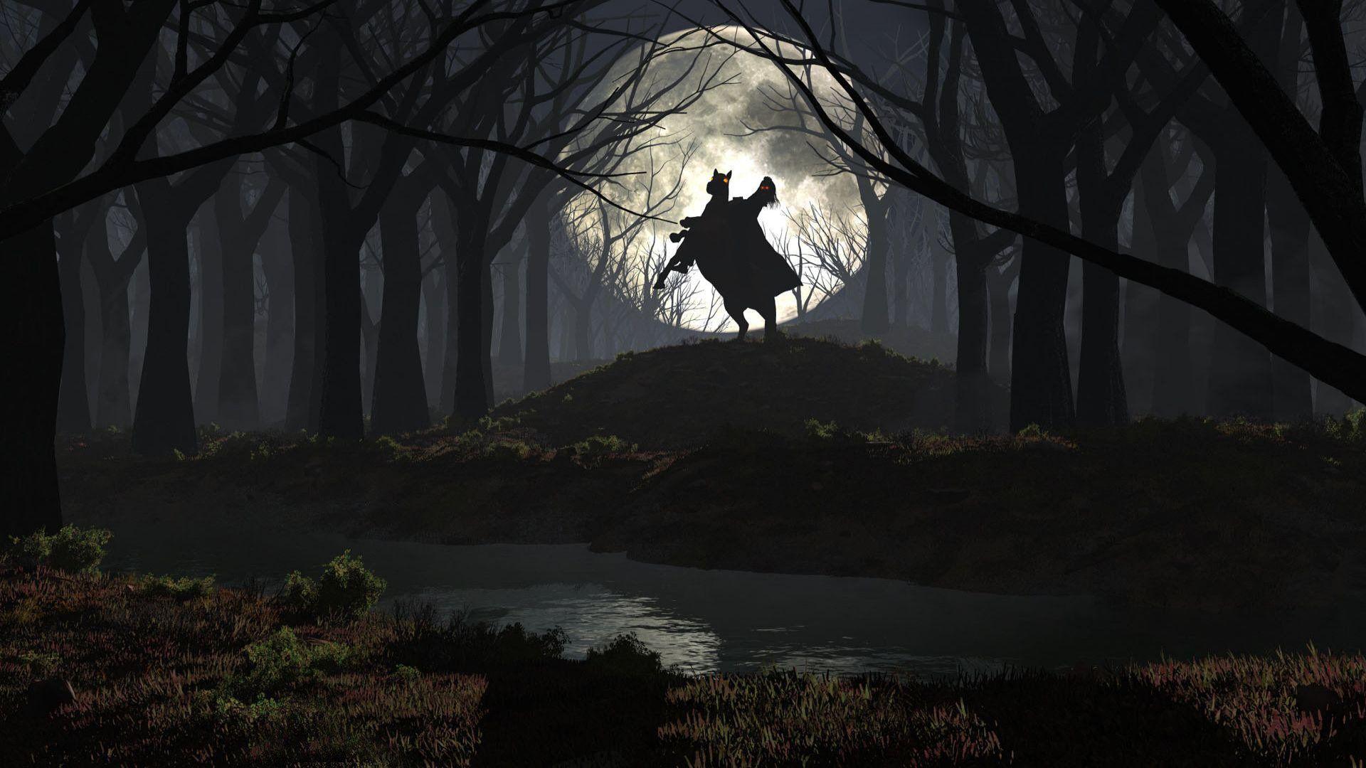 Rider In The Dark Forest