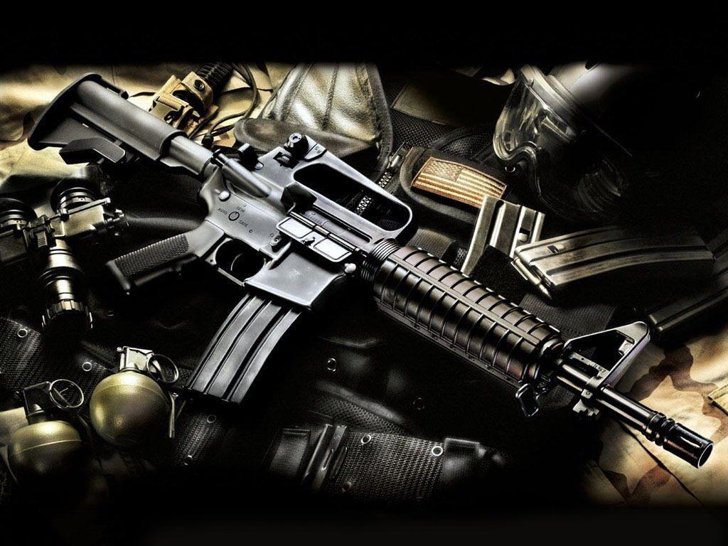 Download wallpaper: carbine M4A rifle, download photo, weapon