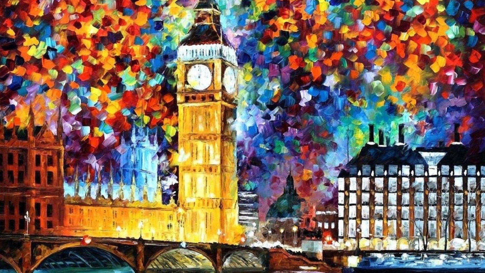 Simply: Big Ben Leonid Afremov London desktop bakcgrounds