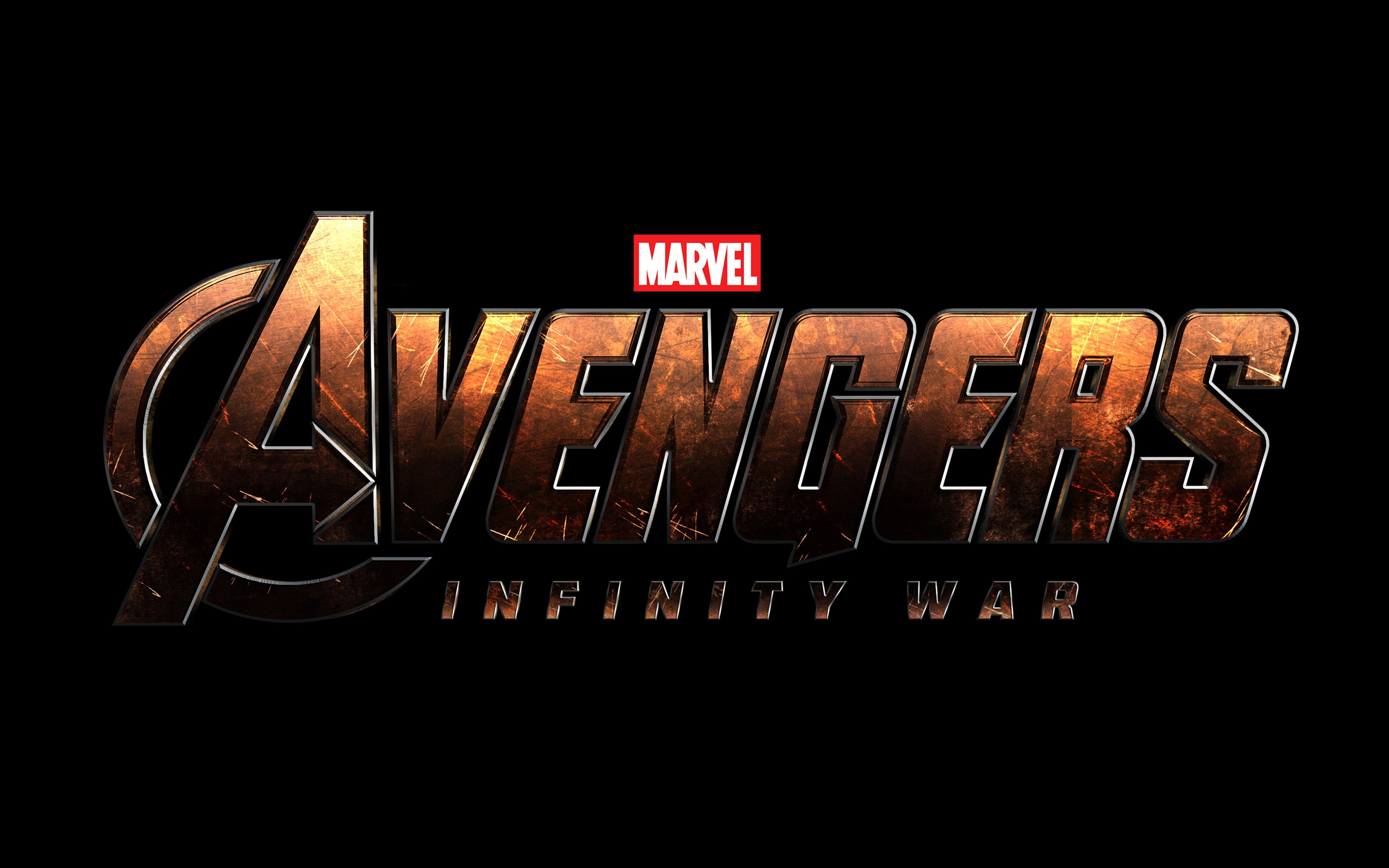 Avengers: Infinity War (2018) Logo 5K UHD 16:10 5120x3200 Wallpaper