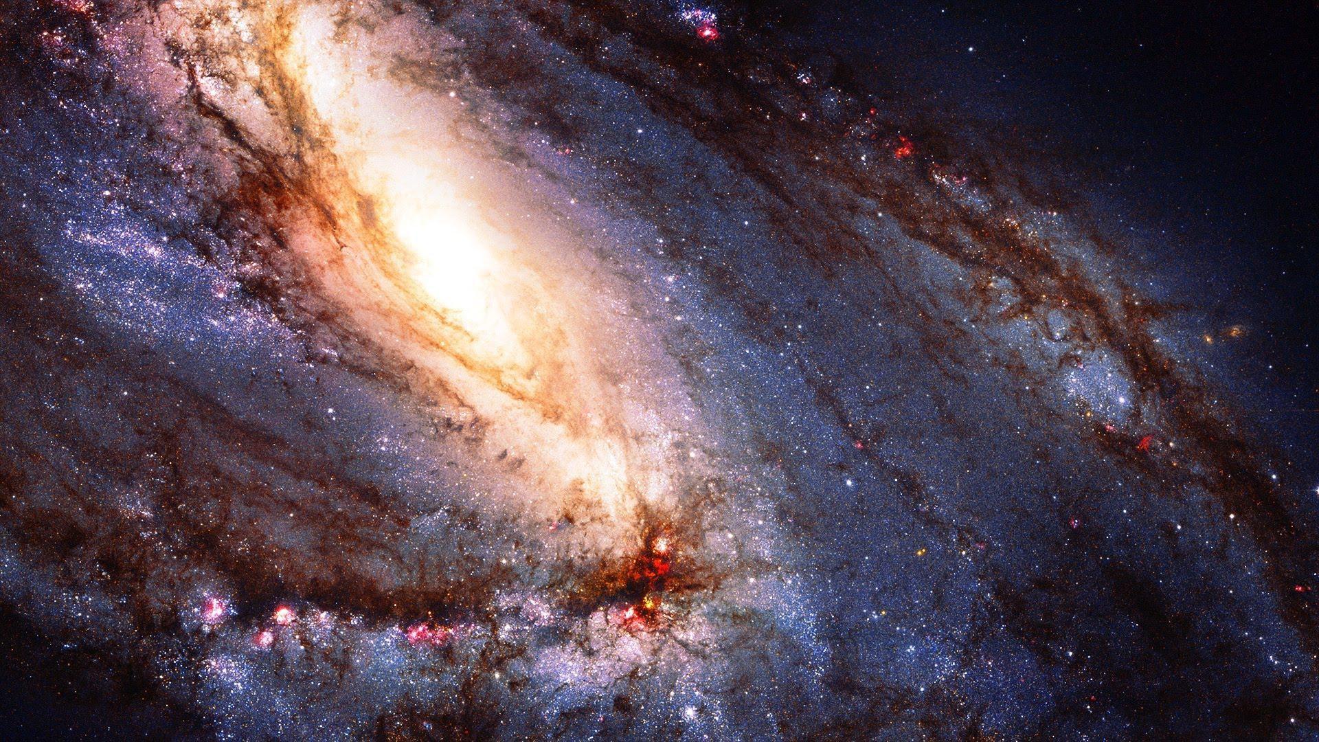 Hubble Space Telescope, Galaxy, Atmosphere, Darkness Wallpaper