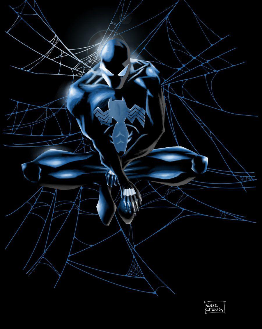 Black Suit Spiderman Wallpaper